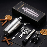 Ensemble de shaker à cocktails, kit de barman 7 pièces, kit de mixologie, ensemble de bar