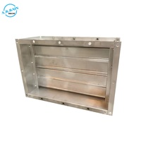 Régulateur de débit d'air manuel pour conduit rectangulaire HVAC pour la ventilation