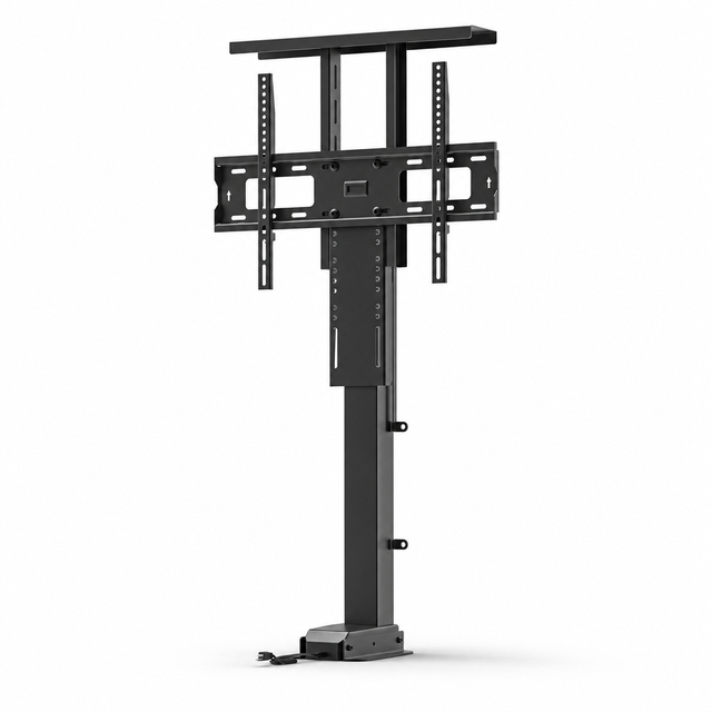 KELMY Motorized TV Lift Cabinet Mount Electric Height Adjustable TV Stand with Remote Control for 32-75 Inch Smart LED LCD TV