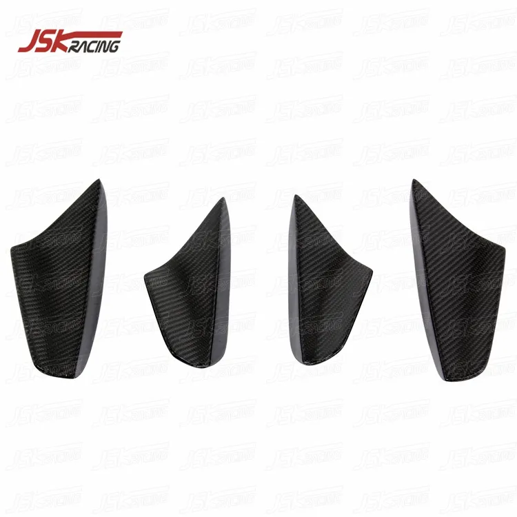 BRETELLES STYLE PARE-CHOCS AVANT EN FIBER DE CARBONE CANARDS POUR SCIROCCO R (JSK300621)