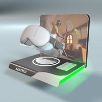 Support d'affichage pour lunettes AR en acrylique personnalisé en usine avec lumière LED, support de casque VR en plexiglas pour magasin de marque, magasin de détail