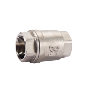 Clapet anti-retour vertical à ressort en acier inoxydable 304, filetage femelle BSP 1000WOG, pour pipeline de yacht marin - Product Image 1