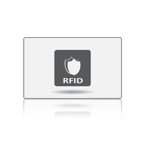 Bloqueador de tarjetas de bloqueo RFID NFC, 13,56 mhz, señal de PVC impresa personalizada, tarjeta de crédito segura - Product Image 6