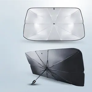Có thể điều chỉnh xe ô tô Sun Visor kính chắn gió Sun Shade Umbrella có thể gập lại UV ray phản xạ giữ xe mát Nhiệt Cách Nhiệt