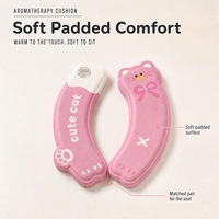 Coussin de toilette universel quatre saisons, sans lavage, imperméable, aromathérapie, printemps-été, mignon motif chat pour la maison