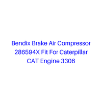 Compresor de Aire para Frenos Bendix 286594X Compatible con Motor Caterpillar CAT 3306