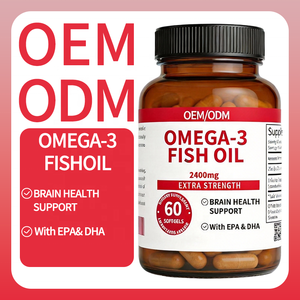 Омега-3 рыбий жир под собственной торговой маркой 2400 мг - OEM/ODM для здоровья мозга, с <span class=keywords><strong>EPA</strong></span> и <span class=keywords><strong>DHA</strong></span> - 60 мягких капсул - Product Image 2