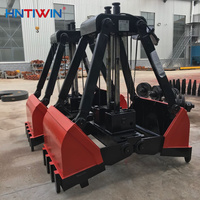 HNTIWIN Navire Port Grue Câble Grappin Électrique Hydraulique Seaux À Clapet Grab Moteur Télécommande Sans Fil pour Sable De Charbon