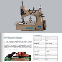 Machine à coudre surjeteuse haute vitesse HONKON 20-4N pour la couture de cordes et la fixation des filets de pêche