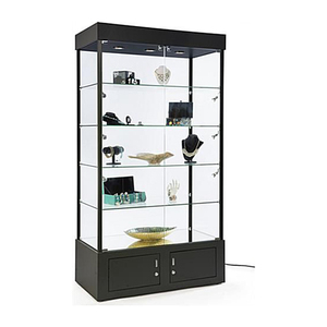 Hiện đại nhôm kính hiển thị tủ bộ sưu tập kệ trưng bày và dẫn Bảo tàng kính hiển thị <span class=keywords><strong>Showcase</strong></span> - Product Image 3