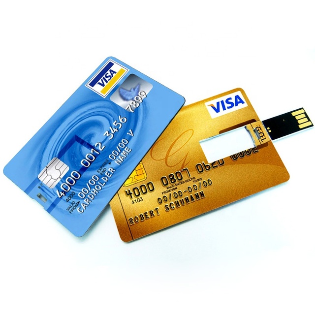 Promotional Electronic Products USB Flash Drive Promotions OEM Custom Logo Gift USB Business Credit Card Flash Drive U Disk