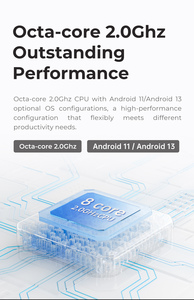 Fyj F9824L Android 11 Máy Tính Di Động 4G Cầm Tay Dây Đeo Tùy Chỉnh Android Vé Quét Bãi Đậu Xe PDA Cầm Tay Máy Quét Mã Vạch - Product Image 3