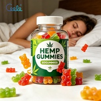 Gummies de chanvre colorées personnalisées OEM, complément alimentaire naturel, matière première végétalienne, sans conservateurs, vente en gros en vrac