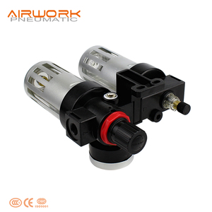 Unità di Trattamento Aria Compressa BFC2000 <span class=keywords><strong>Airtac</strong></span> in Lega di Alluminio Certificata CE, Combinazione Filtro Regolatore Lubrificatore 0-0.9MPa - Product Image 3