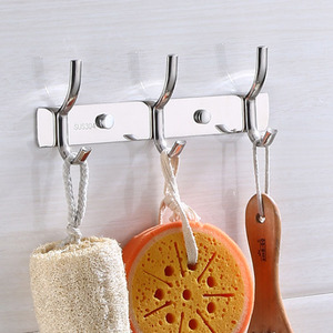 <strong>Wall</strong> Mounted Stainless Steel 304 Towel Double Hooks <strong>Rails</strong> <strong>Wall</strong> Hook Cloth Coat Metal Hanger <strong>Clothes</strong> Hooks for Hanging <strong>Clothes</strong> - Product Image 3