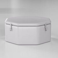 Entrepôt américain de haute qualité nouveau Design extérieur 4-6 personnes baignoires gonflables en PVC Big Poo baignoire octogonale piscine baignoire sur glace