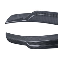 Aileron arrière en fibre de carbone style C74, noir brillant, pour BMW Série 2 F22 F23 M2 F87