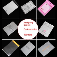 Sacs porte-cartes en film OPP nacré blanc, transparents, auto-adhésifs, avec trou de suspension, refermables à fermeture éclair, pour accessoires