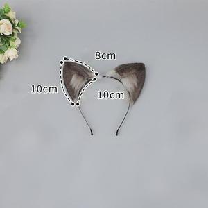 E0072 cosplay sang trọng Mèo Tai Headband thực tế động vật tai cho ăn mặc mềm lông mèo tai mũ sắt cho người lớn & thanh thiếu niên - Product Image 5