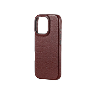 YUBO CUIR Français HAAS Caviar Vache En Cuir Téléphone Cas Magnétique Téléphone Cas Véritable Vache En Cuir Retour Cas pour <span class=keywords><strong>iPhone</strong></span> 15 16 Pro - Product Image 3