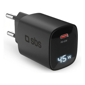 Caricabatterie USB <b>Type</b>-<b>C</b> LCD WALL <b>CHARGER</b> Black TETRGANLCD1C45K - Product Image 3