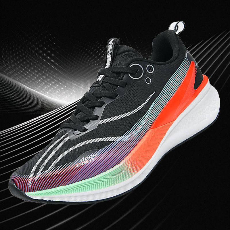 Re Rabbit Shoes Red Rabbit Real Popcorn Carbon Plate Mesh Running Shoes Lightweight ...