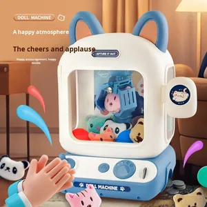 Personalizzato educativo Mini elettrico Clawing Doll Machine afferrare secchio giocattolo torsione uova per 5-7 anni giochi di plastica - Product Image 2