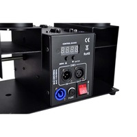 Lanceur de confettis électronique 120W à 4 têtes, contrôle DMX, canon à confettis pour mariage, anniversaire, fournitures de fête, machine