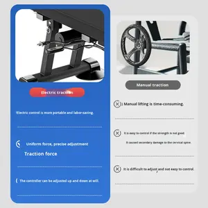 Mesin Peregangan Kaki Elektrik Peninggi Badan untuk Kebugaran Rumah yang Cerdas, Alat Traksi Inversi Servikal Lumbar untuk Koreksi - Product Image 2