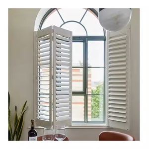 Sang trọng tùy chỉnh ngang có thể điều chỉnh Rèm gỗ thật PVC được xây dựng trong cài đặt đồng bằng kỹ thuật đẹp bóng râm - Product Image 4