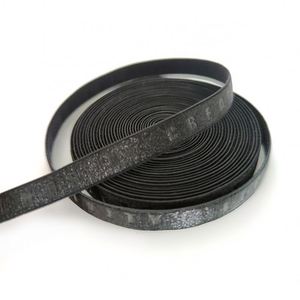 Custom Printed logo Nylon Elastic Neck Tape Bands for Tshirt - Product Image 5