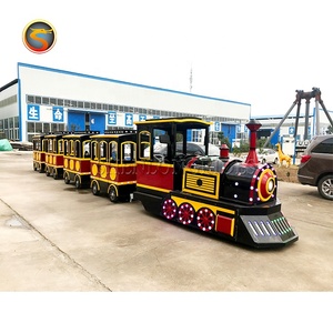 18/24 Chỗ Ngồi Vui Chơi Giải Trí Tàu Điện Ngoài Trời Cho Người Lớn Và Trẻ Em - Product Image 1