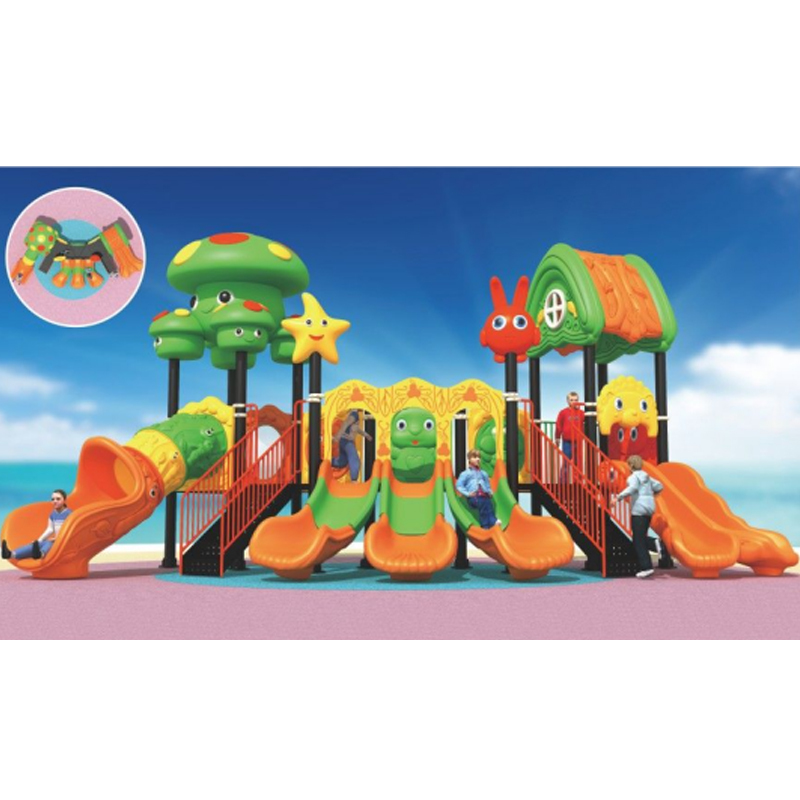 Structure d'escalade orange
