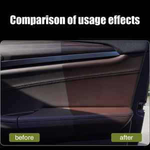 कार प्लास्टिक चमड़े के पुनर्स्थापक के साथ कार प्लास्टिक चमड़े के पुनर्स्थापक स्प्रे कोटिंग एजेंट को काले अधिक चमक कार सफाई किट पर वापस - Product Image 4