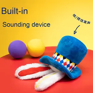 Sirk palyaço gıcırtılı köpek oyuncak köpekler kediler için dayanıklı çiğnemek oyuncak, eğlenceli sıkıntı Buster <span class=keywords><strong>Pet</strong></span> oyuncak - Product Image 4