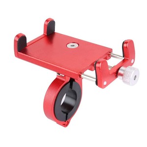 Soporte para teléfono de aleación de aluminio para bicicleta, bicicleta eléctrica, motocicleta, soporte para ciclismo, negro, titanio, rojo, azul, talla única - Product Image 5
