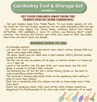 Ensemble d'outils de jardinage pour enfants, kit de jardinage pour enfants avec mini chariot, râteau, fourche, truelle et arrosoir