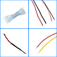 Harnes kawat XH2.54 kabel Terminal 2/3/4/5/6/10P merah, biru, hitam dan putih Dupont kepala tunggal pengikat kawat lapis grosir