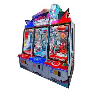 เครื่องเล่นเกมบาสเก็ตบอลแบบหยอดเหรียญ 3 คน เล่นสนุกได้ทั้งครอบครัว อุปกรณ์บันเทิงสำหรับพ่อแม่ลูก ภาษาอังกฤษ ผลิตจากพลาสติกทนทาน รับประกัน 1 ปี - Product Image 1