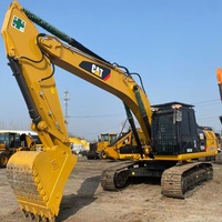 Excavatrice sur chenilles longues d'occasion Cat 325D2L 25 tonnes, réservoir de carburant 410L, accessoires personnalisés, multiples conditions de vente, prête à la vente