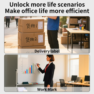 Juego de 4 Rotuladores Permanentes de Secado Rápido para Marcar Plástico, Madera, Piedra y Metal - Product Image 5