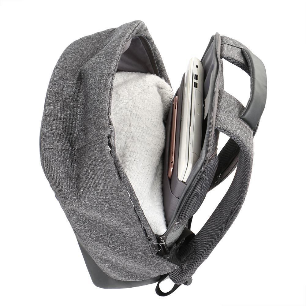 Durable Style Rétro Mode Jeunesse Voyage Ordinateur Portable Anti-vol Sac À Dos avec Port USB