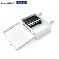 Switch PoE de 16 Puertos 10/100Mbps con 2 Puertos Gigabit Uplink, Caja PoE Impermeable para Exteriores de 48V para Cámaras IP CCTV y Control de Acceso