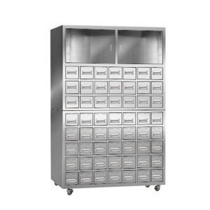 <span class=keywords><strong>Armoire</strong></span> de rangement en acier inoxydable d'approvisionnement d'usine antirouille hôpital/<span class=keywords><strong>pharmacie</strong></span>/47 tiroirs <span class=keywords><strong>armoire</strong></span> de rangement de médicaments <span class=keywords><strong>rouge</strong></span> chinois - Product Image 4