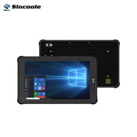 Nueva Tableta Industrial Resistente de 8 Pulgadas con Windows, CPU Intel, con RS232 para Ranura de Tarjeta SIM, Auricular, Escáner de Código de Barras, RFID, GPS, Wi-Fi