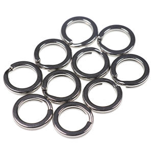 Señuelo a presión de doble círculo de acero inoxidable, accesorios de pesca de carpa abierta, Conector de broches giratorios, anillos divididos para pesca de carpa - Product Image 5