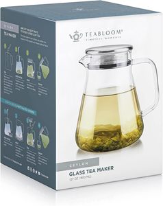 Bouilloire à thé résistante et théière théière théière en verre faite à la main Original Carton Transparent café thé ensembles théière outils - Product Image 6