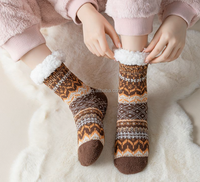 Chaussons de ski thermiques double couche pour l'hiver