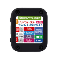 Carte de développement OEM ESP32 S3 avec écran tactile AMOLED de 1,8 pouce, module microcontrôleur double cœur 32 bits LX7 SUN-0524