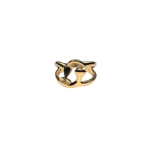 Fashion Modern Unisex <b>Rings</b> PVD Gold Plated 316L Stainless Steel Sustainable Resistant Design Gift - Product Image 2